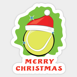 Merry Tennis Christmas - Funny Sticker